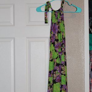 Floral Maxi Dress - Size M